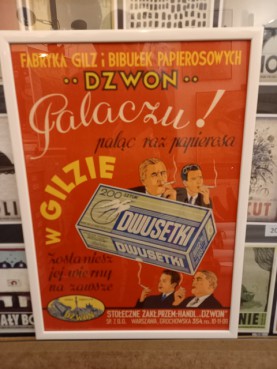 Oryginalny plakat reklamowy z lat 30