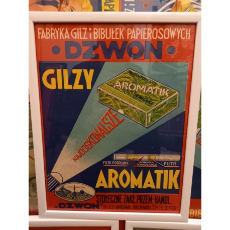 Oryginalny plakat reklamowy z lat 30